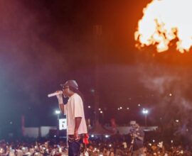 Dancehall/Reggae artiste, Stonebwoy performs at the 27th TGMAs Xperience Concert in Koforidua