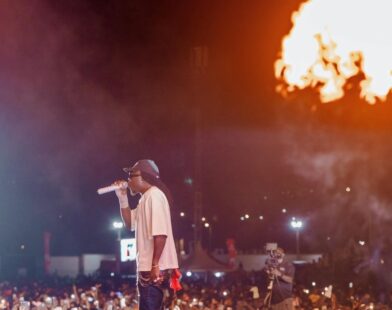 Dancehall/Reggae artiste, Stonebwoy performs at the 27th TGMAs Xperience Concert in Koforidua