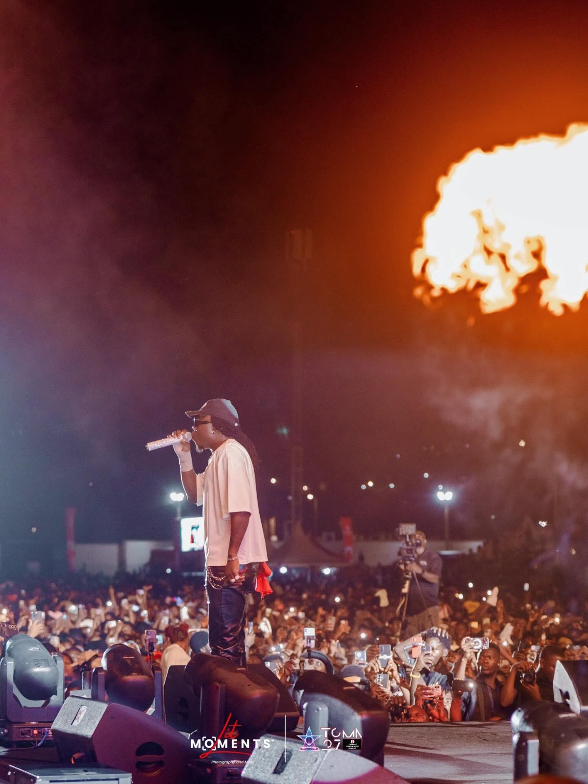 Dancehall/Reggae artiste, Stonebwoy performs at the 27th TGMAs Xperience Concert in Koforidua