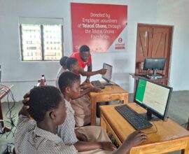 Telecel Employees Drive Digital Inclusion with ICT Lab Upgrade in Bamboi