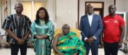 The Telecel Ghana delegation, led by CEO, Ing. Patricia Obo-Nai paid a courtesy call on the Okyenhene, Osagyefo Amoatia Ofori Panin.
