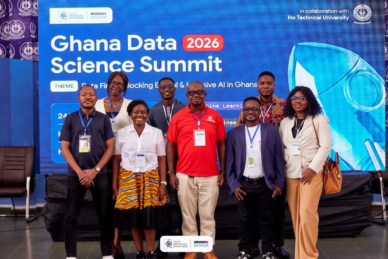 Telecel Ghana’s delegation of experts at the 2026 Ghana Data Science Summit in Ho.